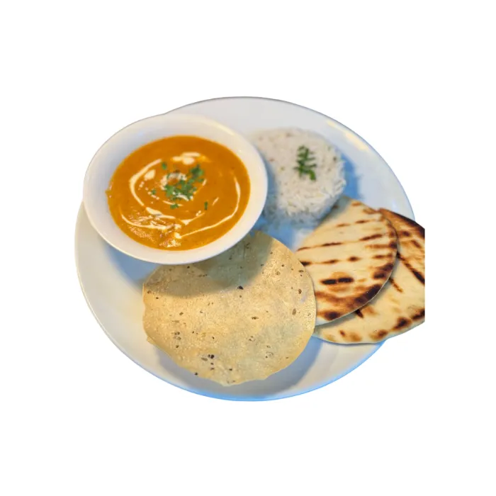 Butter chicken with rice